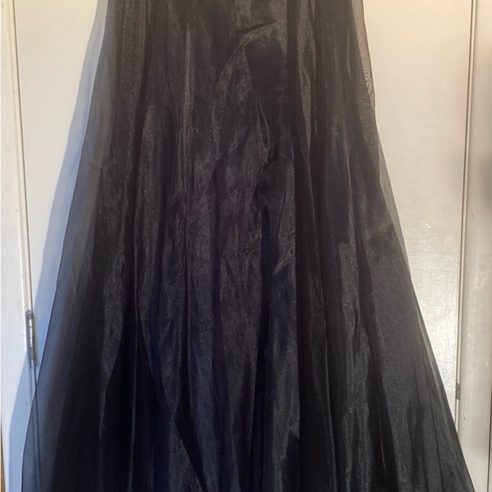 Sheer floor length dress skirt & top